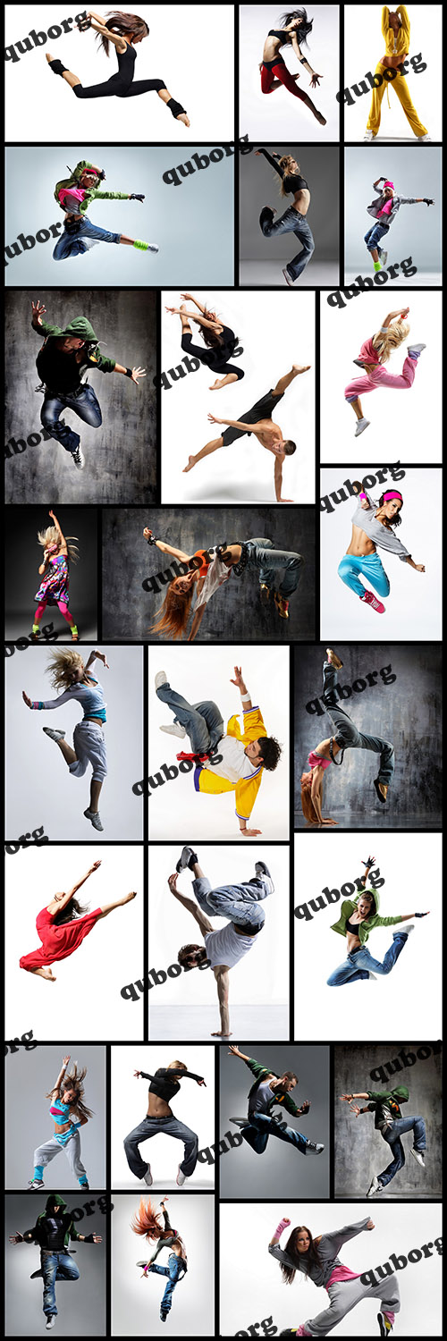 Stock Photos - Dancers Isolated