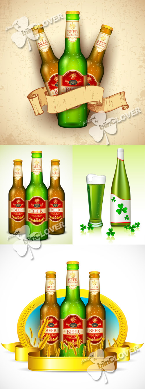 Illustration of beer bottles 0397