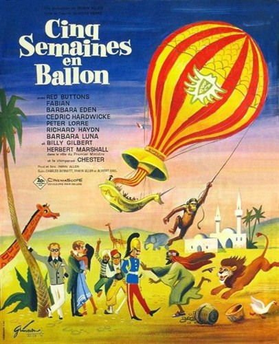      / Five Weeks in a Balloon (1962 / DVDRip)