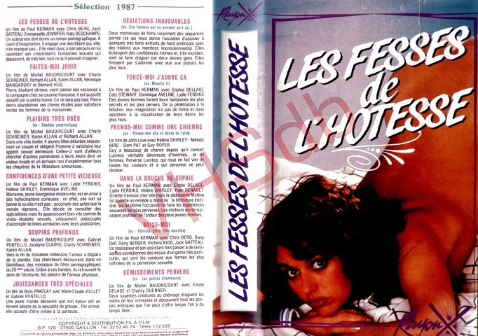 Les fesses de lhôtesse (Diane) /   () (Michel Baudricourt as Michel Caputo, Zoom 24) [1981 ., Feature, Classic, VHSRip]