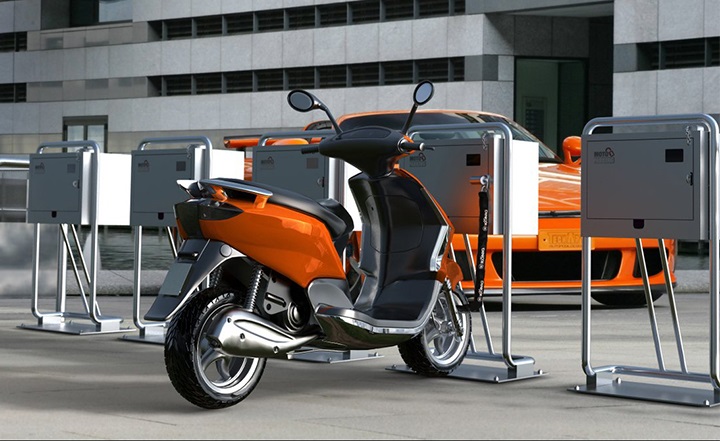 Moto Parking - концепт мотопарковки