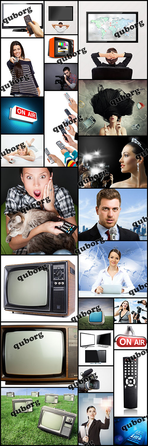 Stock Photos - Television & Reporters