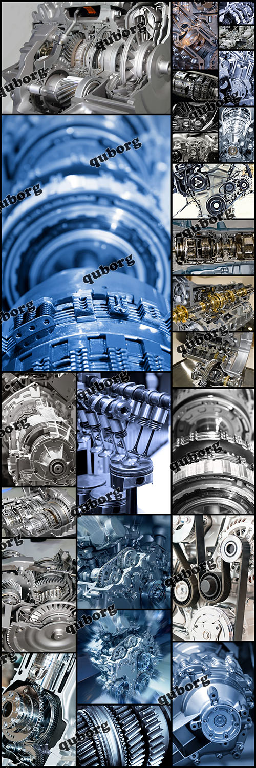 Stock Photos - Engine Parts Closeup
