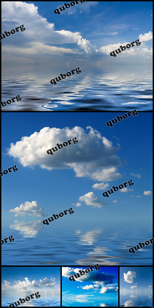 Stock Photos - Clouds over Sea