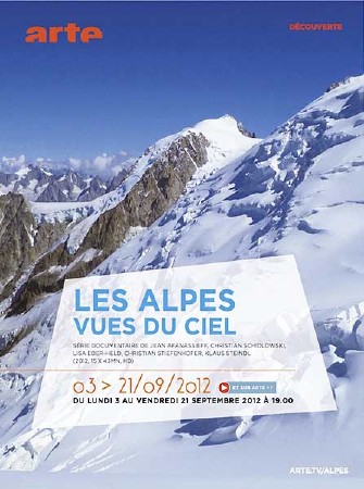Альпы с неба / Les Alpes vues du ciel (2012) DVB