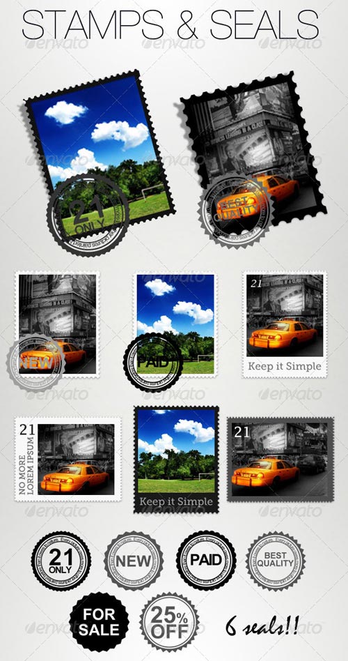 Stamps And Seals - GraphicRiver