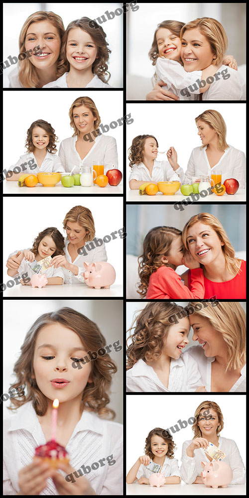 Stock Photos - Daughter and Mother