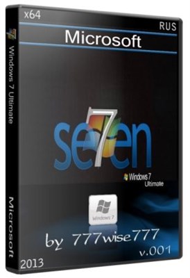 Windows 7 Ultimate SP1 x64 by 777wise777 v. 001 (RUS/2013)