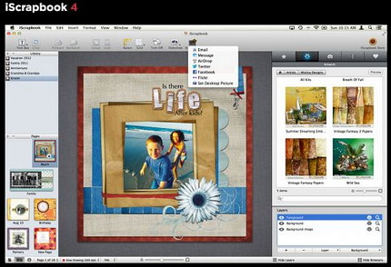 iScrapbook 4.0.7 (Mac OSX) :MAY/01/2014