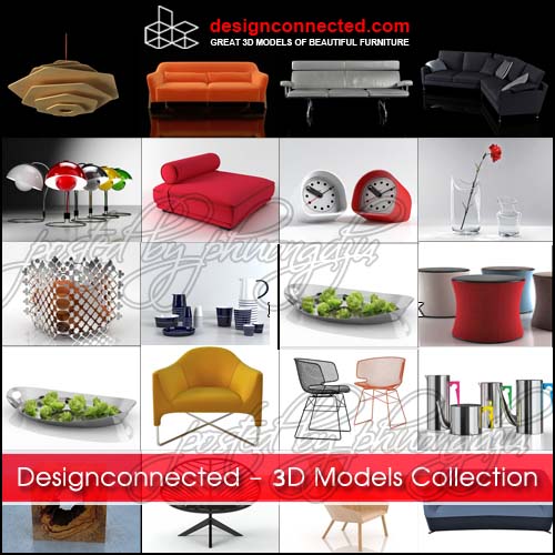 [3d max] Designconnected - 3D Models Collection