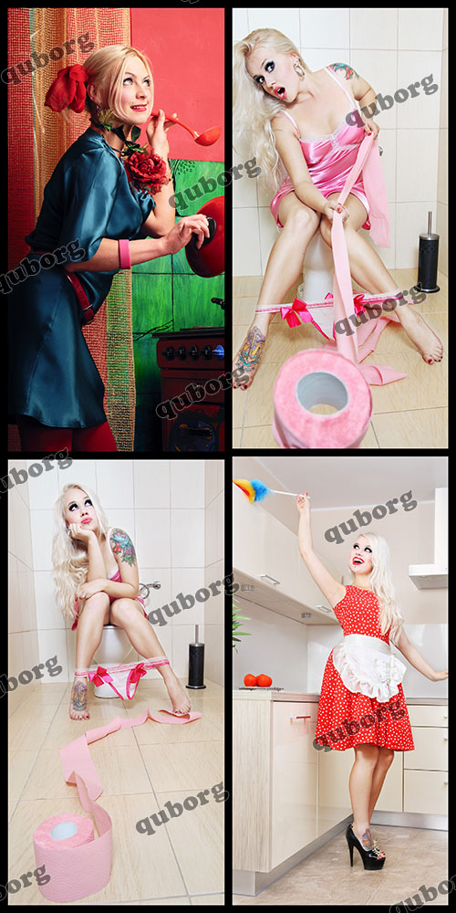 Stock Photos - Funny Housewife