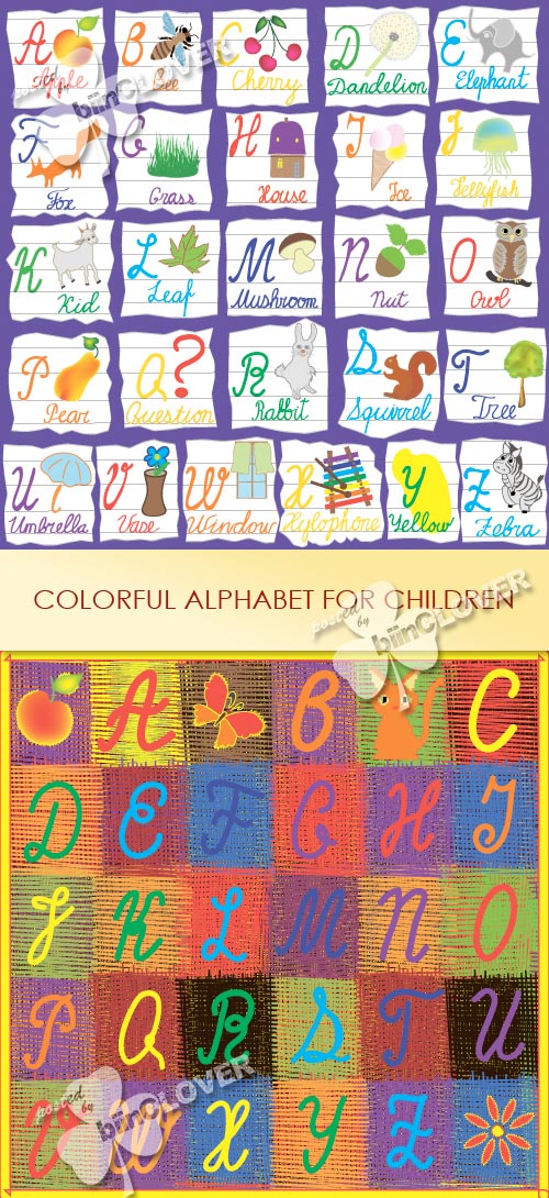 Colorful alphabet for children 0320