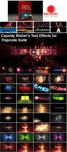 Cassidy Bishers Text Effects for Trapcode Vol.2