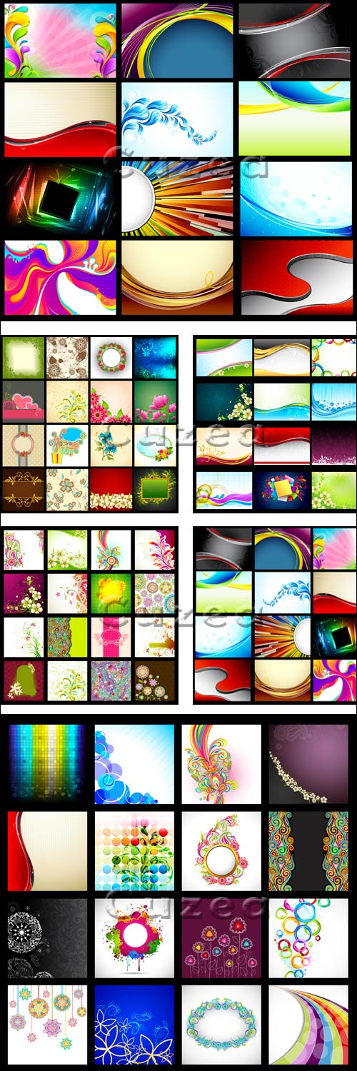     / Color and abstract vector backgrounds