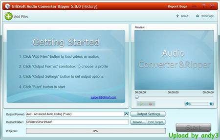 GiliSoft Audio Converter Ripper v5.0.0 (Win|2013)