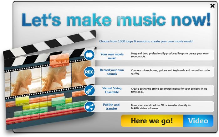 MAGIX Music Maker Soundtrack Edition 19.0.5.57 Full Version PC Software Free Download with serial key/crack