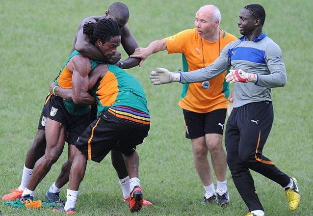 Тренировка сборной Кот-д'Ивуара завершилась дракой - изображение 1