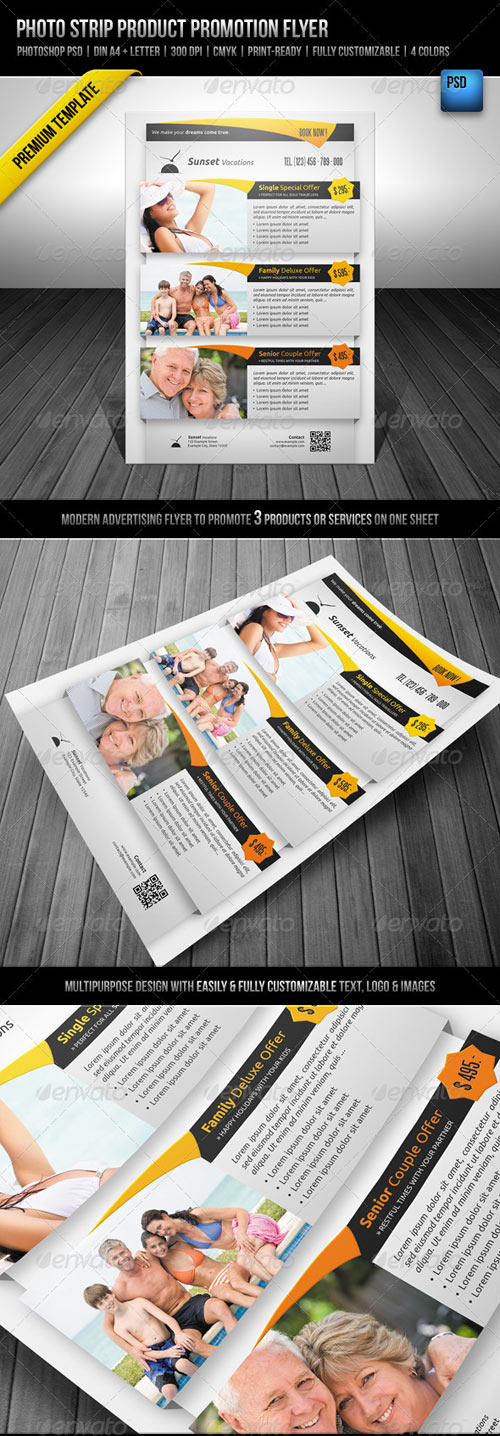 Photo Strip Product Promotion Flyer
