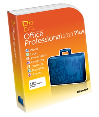 Microsoft Office Professional Plus 2010 with SP1 Volume