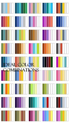 Коллекционный подбор идеальных цветовых комбинаций для дизайнеров