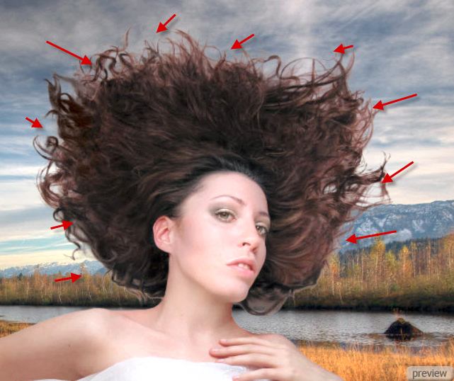 Быстрый способ извлечения волос в Photoshop CS5