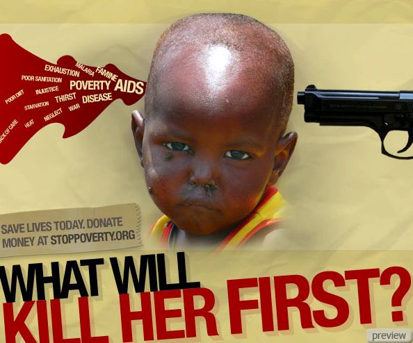 Постер за спасение детей