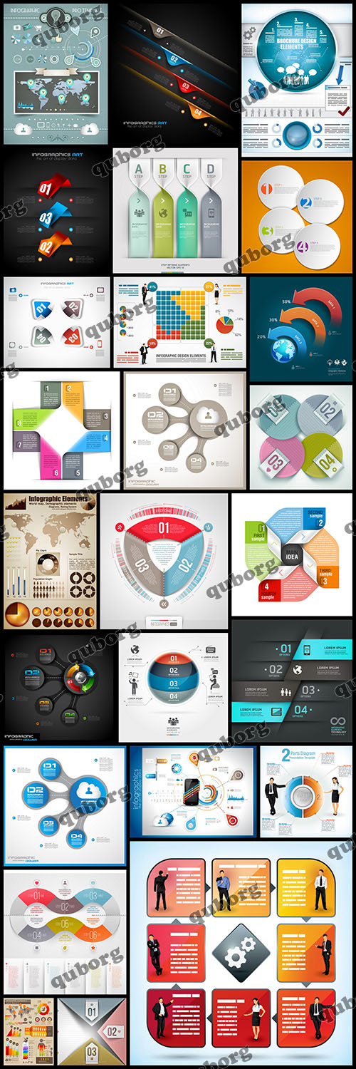 Stock Vector - Infographic and Design Elements Part 3