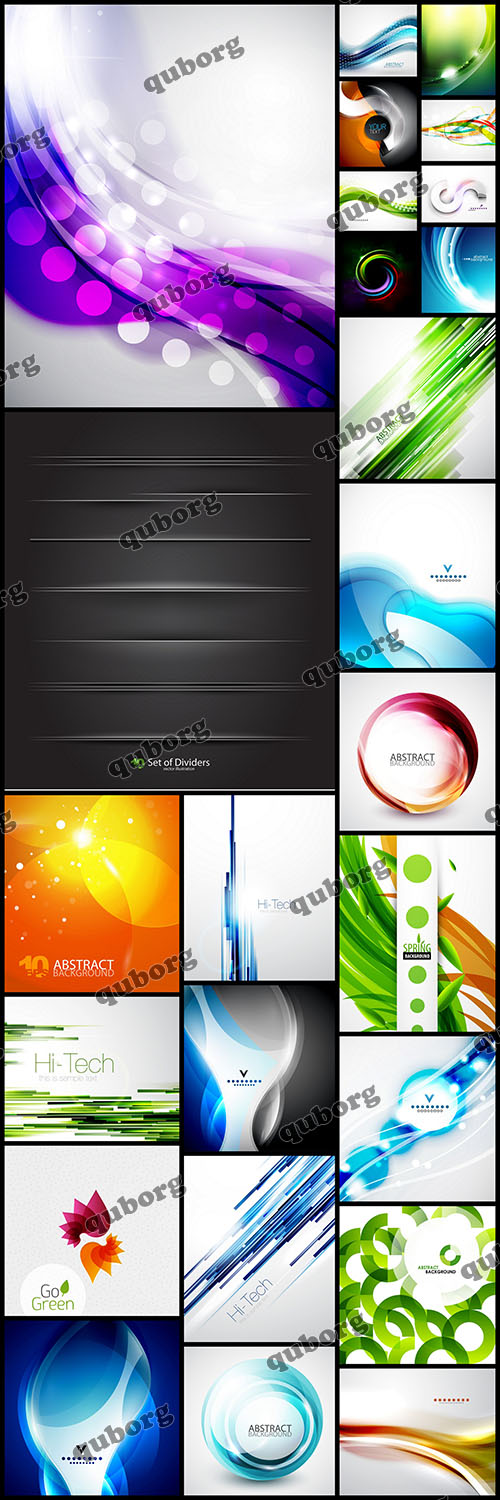 Stock Vector - Backgrounds and Elements Part 5