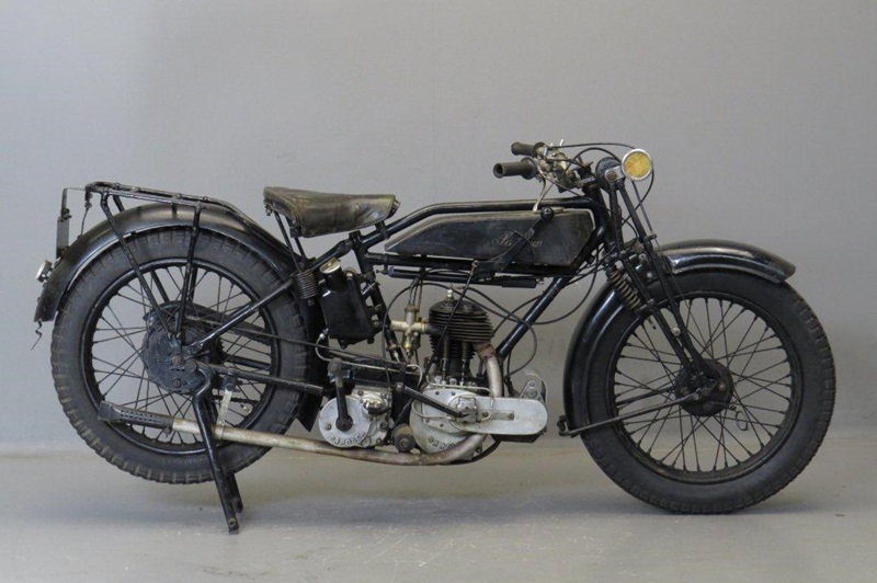 Старинный мотоцикл Sarolea 25G 1927