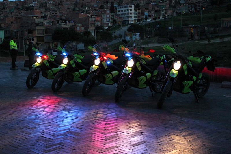 Колумбийская полиция купила 100 электроциклов Zero DS
