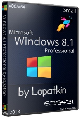 Microsoft Windows 8.1 Pro 6.3.9431 x86/x64 Small (RUS/2013)