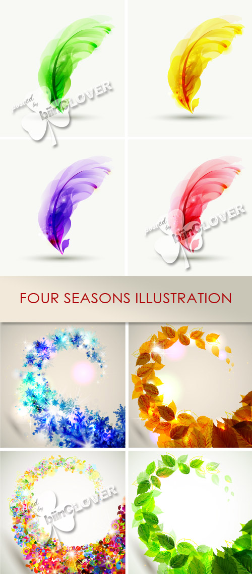 Four seasons illustration 0435