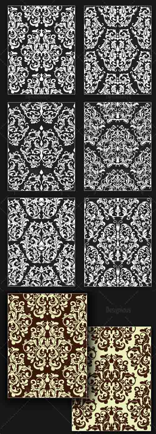 Seamless Patterns Vector Pack 143