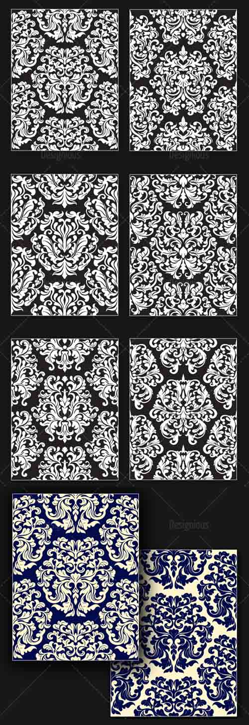 Seamless Patterns Vector Pack 145