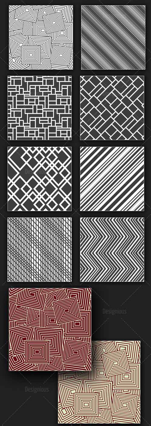 Seamless Patterns Vector Pack 162