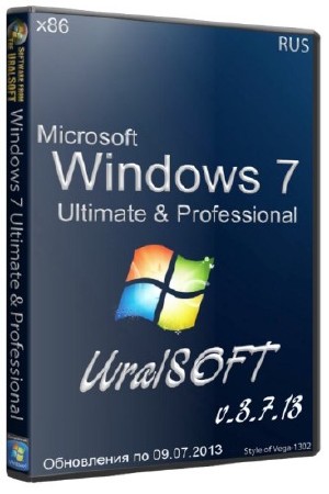 Windows 7 x86 Ultimate & Professional UralSOFT v.3.7.13 (RUS/2013)