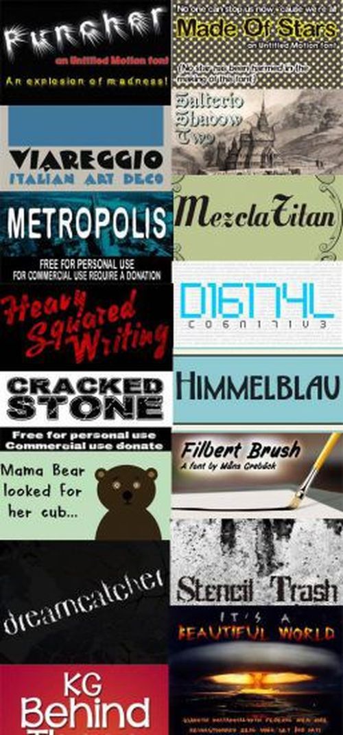 Fonts - Font Collection 2012-2013