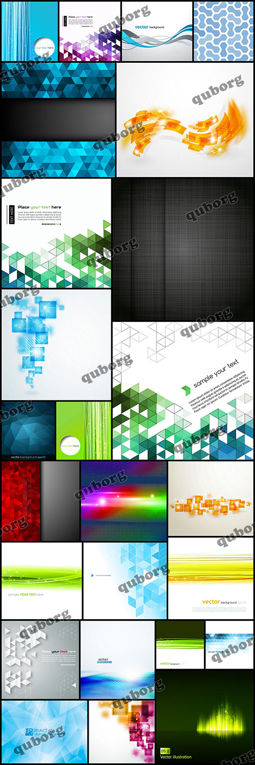 Stock Vector - Backgrounds and Elements Part 13