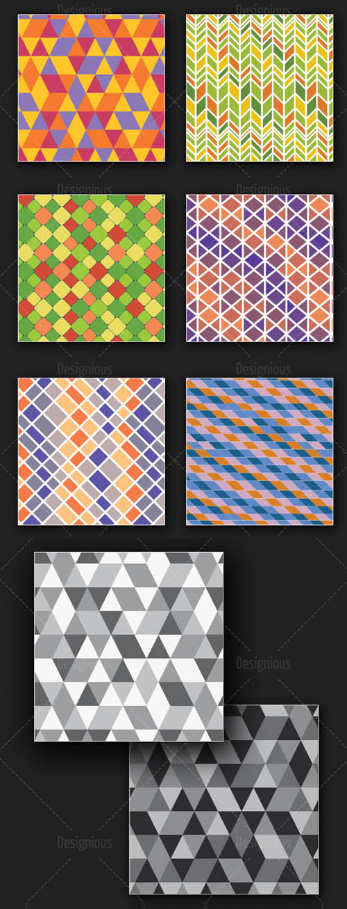 Seamless Patterns Vector Pack 170