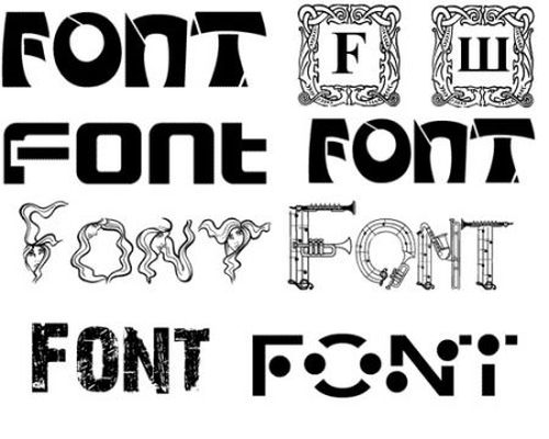 Fonts - design fonts