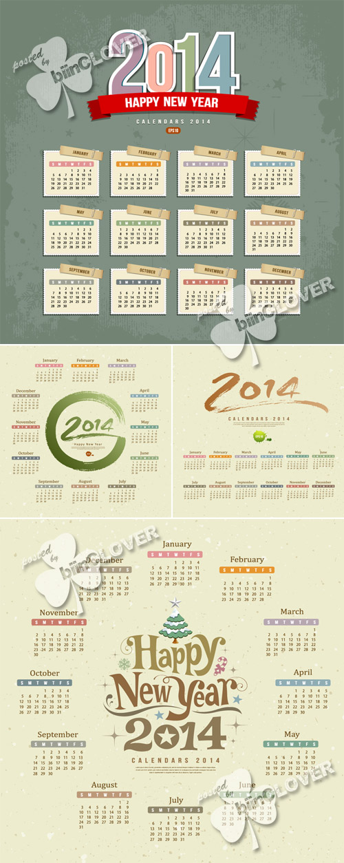 2014 calendar design 0444