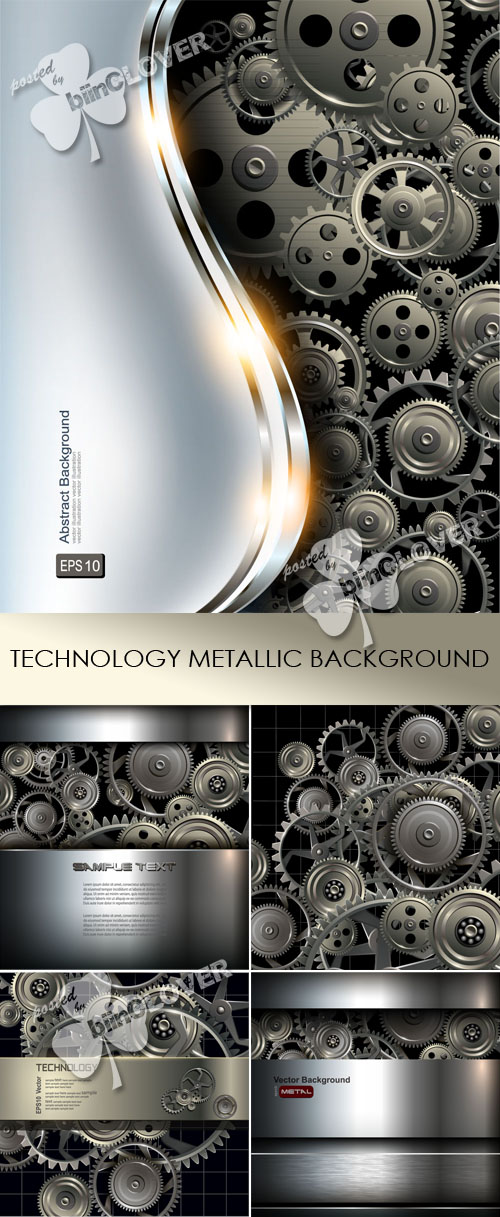 Technology metallic background 0446