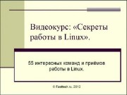 Секреты работы в Linux. Обучающий видеокурс (2012)