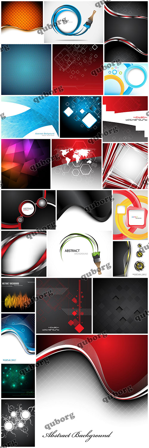 Stock Vector - Collection of Vector Abstract Backgrounds