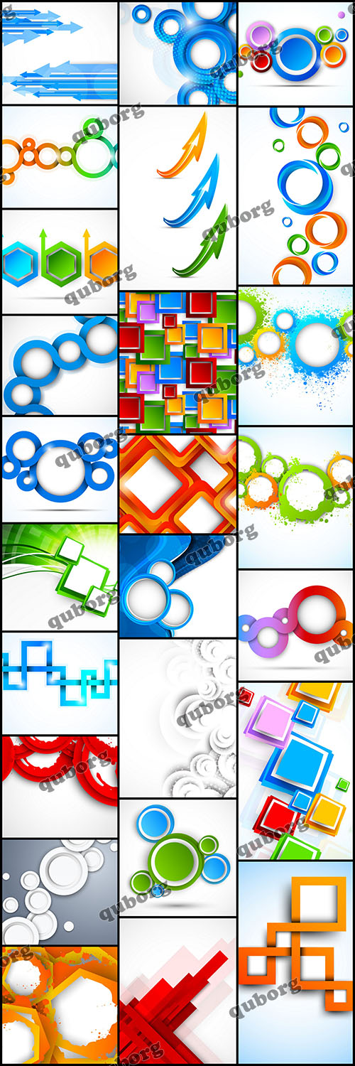 Stock Vector - Backgrounds and Elements Part 17