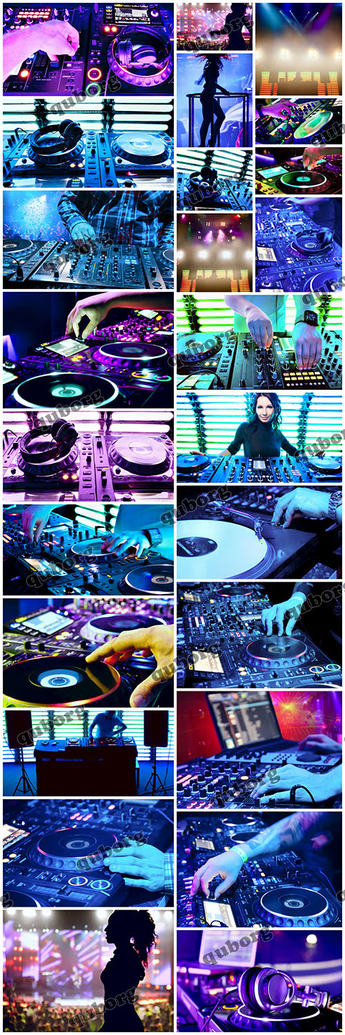 Stock Photos - Dj Mixes And Nightclub