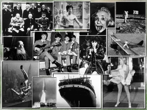 Сборник известных черно-белых фотографий 20го века (195 фото)
