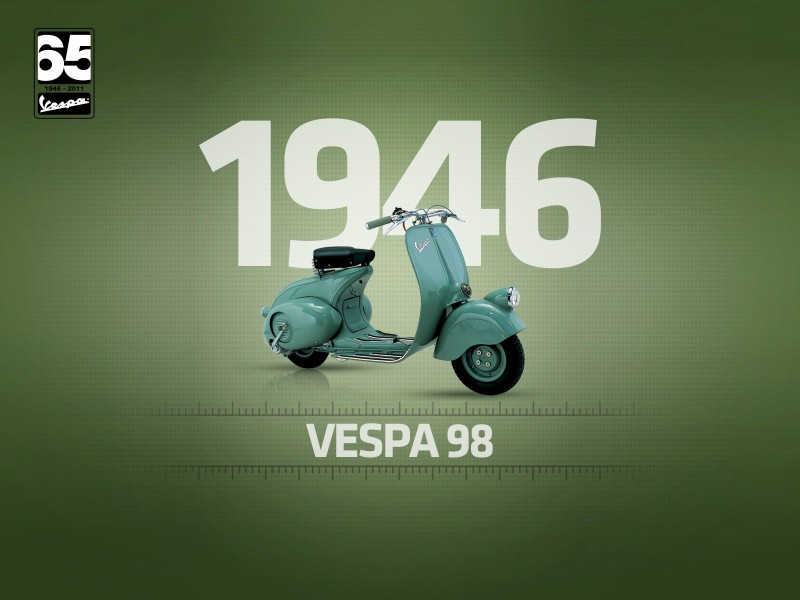 Скутер Vespa 98 вошел в рейтинг 12 лучших дизайнов 20-го века