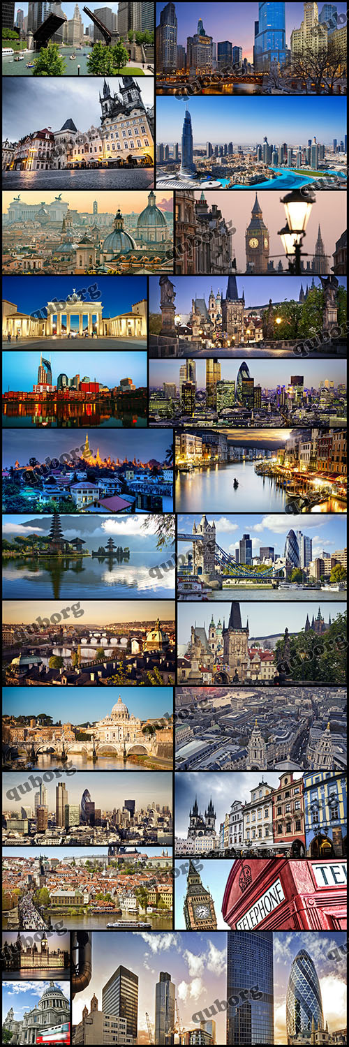 Stock Photos - Cities of the World - 25 JPG