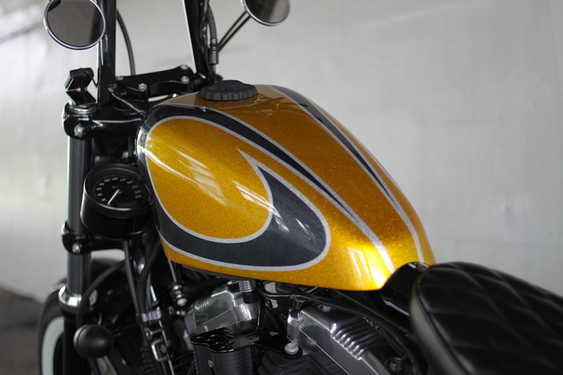 Боббер Hidemo SP-44 на базе H-D Sportster Forty-Eight XL1200X